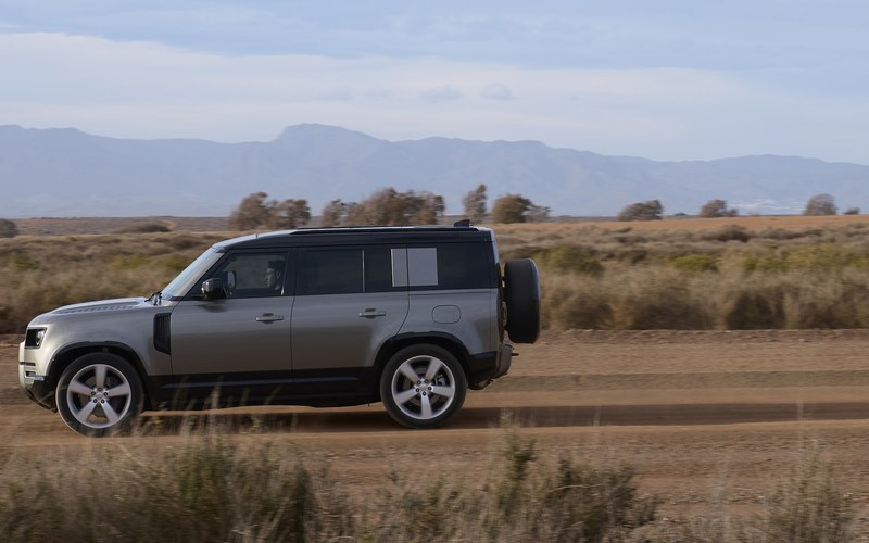 Land Rover Defender X V6 2024 with chauffeur in Dubai