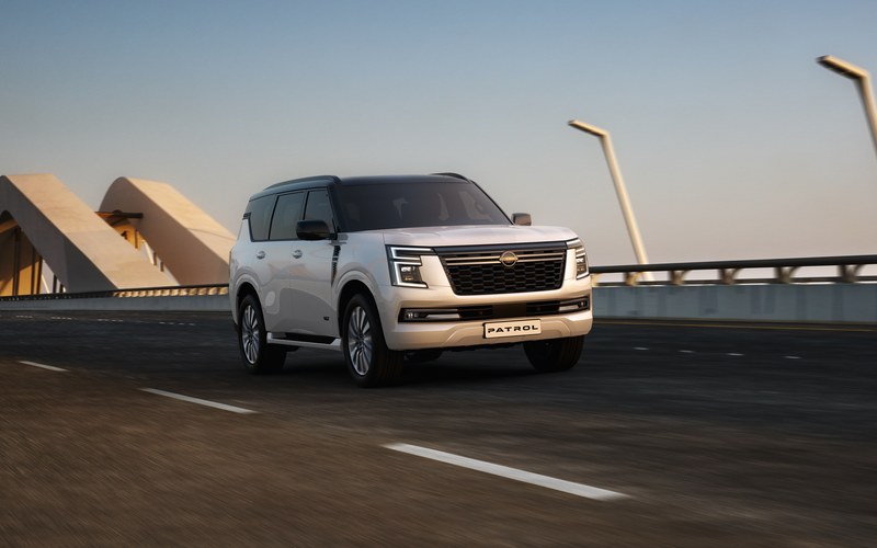 Nissan Patrol Titanium 2023 with chauffeur in Dubai